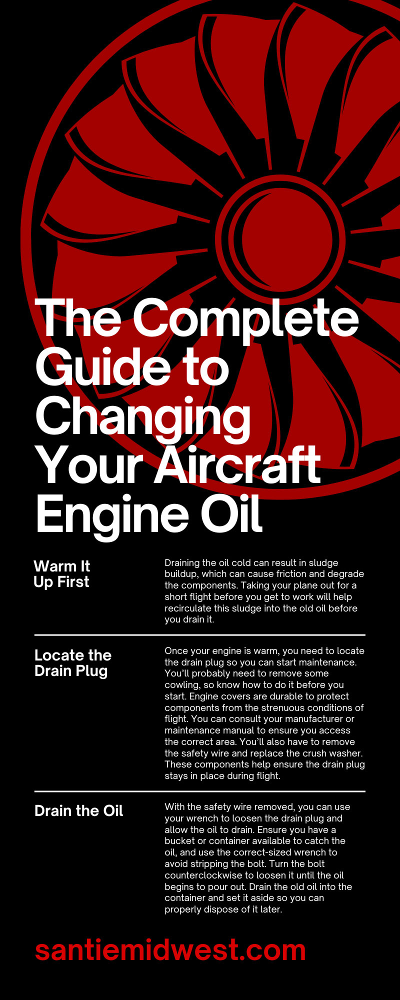 Engine store oil guide