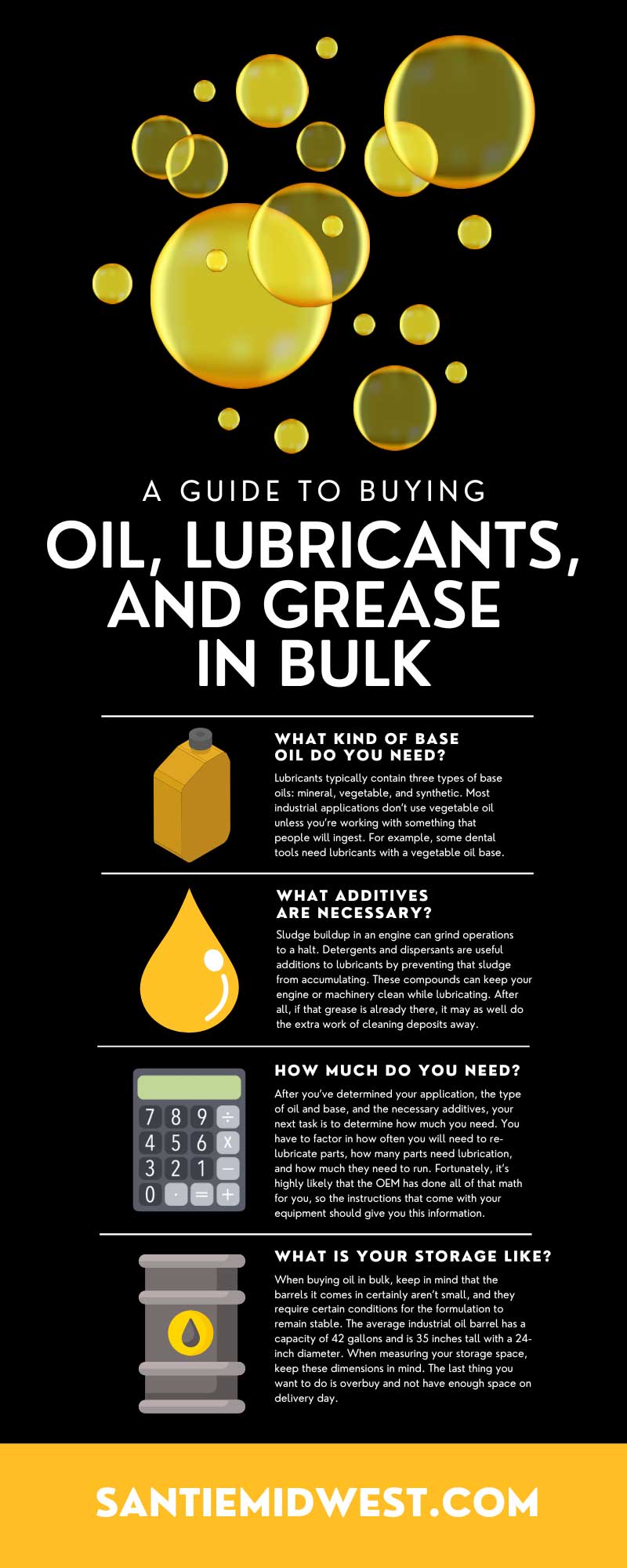 A Guide to Buying Oil, Lubricants, and Grease in Bulk