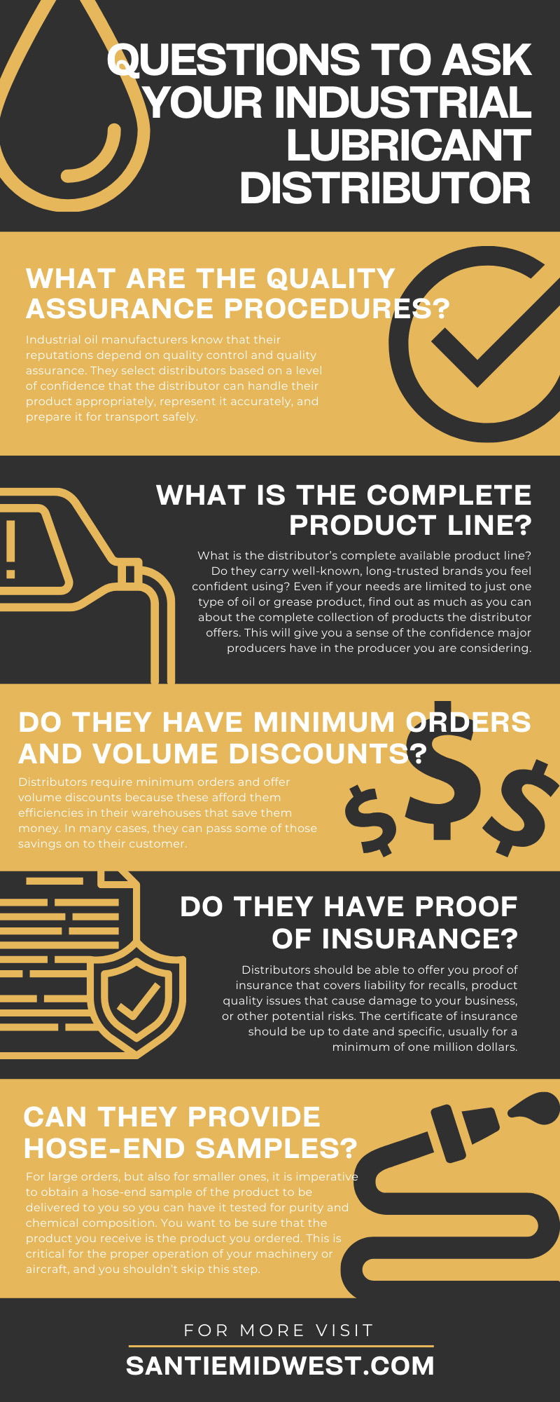 8 Questions To Ask Your Industrial Lubricant Distributon