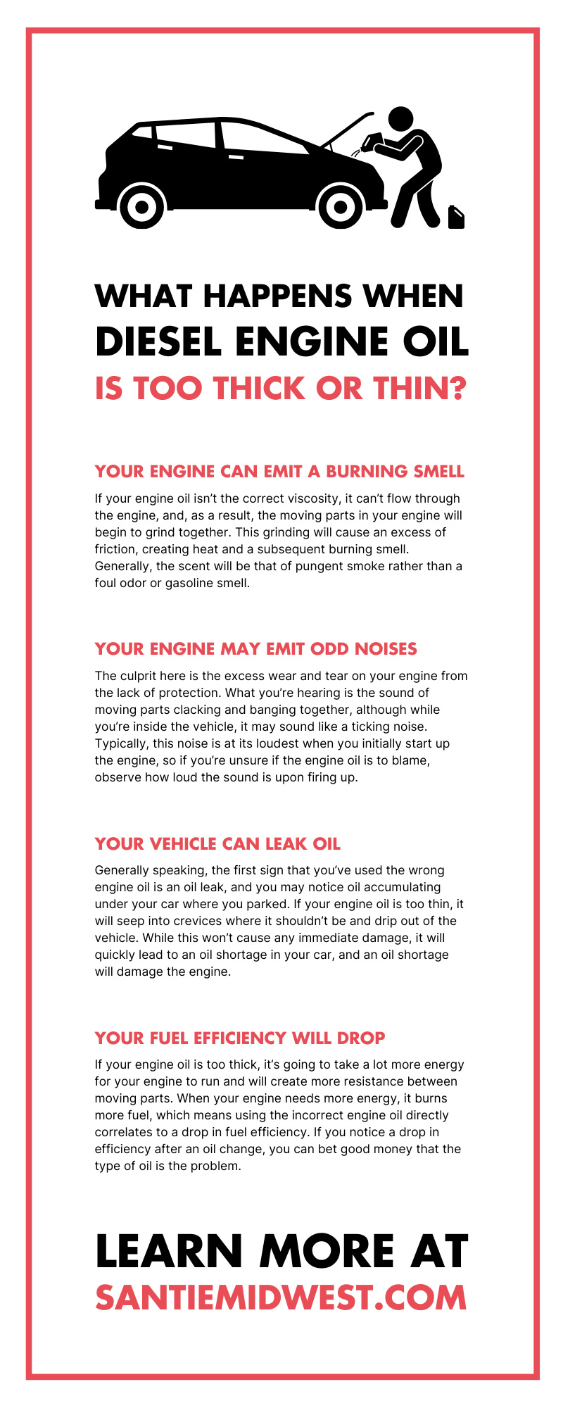 What Happens When Diesel Engine Oil Is Too Thick or Thin?