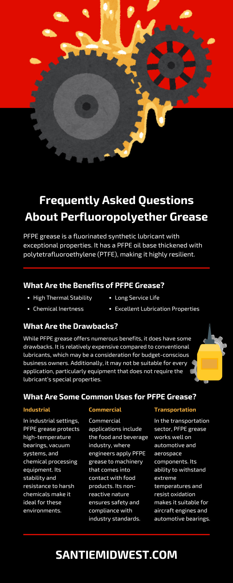 Frequently Asked Questions About Perfluoropolyether Grease